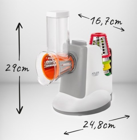 AD 4815 LG Szatkownica do warzyw z 5 nasadkami