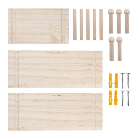 Drewniana tablica organizer Maclean, drewniany, 40x60cm, max. 20kg, MC-130 WD