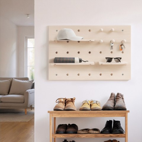 Drewniana tablica organizer Maclean, drewniany, 40x60cm, max. 20kg, MC-130 WD
