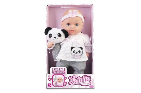 Lalka natalia bobas 33 cm z zabawką