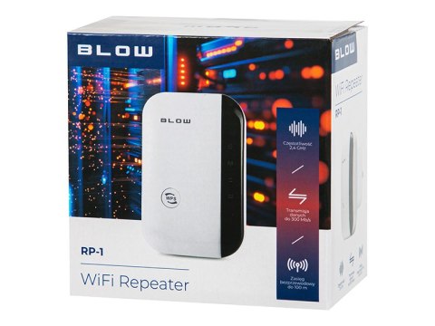 86-048# Wzmacniacz sygnału wi-fi repeater 300mb/s rp-1 blow