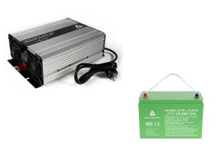Zestaw zasilania awaryjnego Sinus UPS-2000SR 2000W + AKU 100Ah 12V LiFePO4 BMS