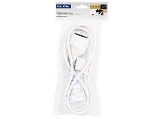 98-791# Przedłużacz sieciowy pr-160 1-gniazdo z uziemieniem 1,5m biały (3x1,5mm)