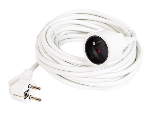 98-794# Przedłużacz sieciowy pr-160 1-gniazdo z uziemieniem 10m biały (3x1,5mm)