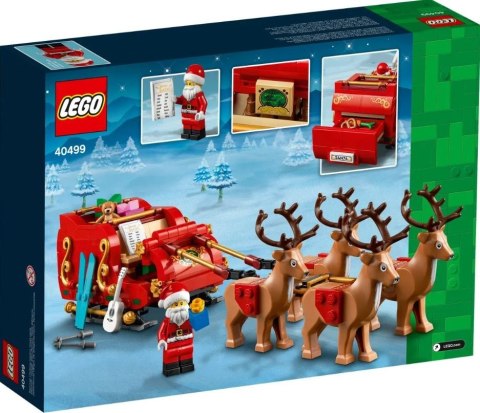 Klocki 40499 sanie Świętego mikołaja