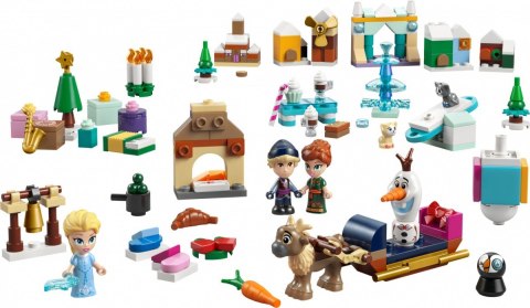 Klocki disney princess 43273 kalendarz adwentowy disney