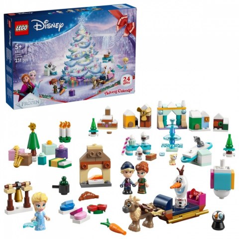 Klocki disney princess 43273 kalendarz adwentowy disney