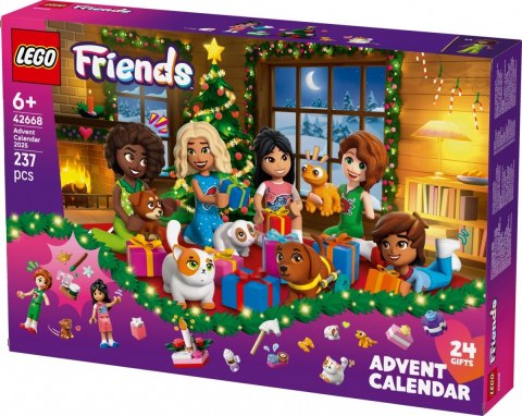 Klocki friends 42668 kalendarz adwentowy: friends