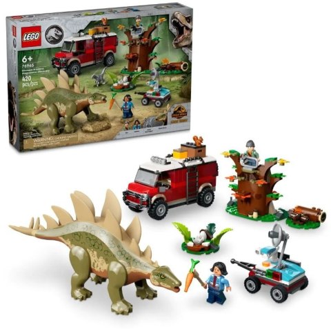 Klocki jurassic world 76965 dinomisje: odkrycie stegozaura