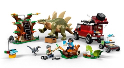 Klocki jurassic world 76965 dinomisje: odkrycie stegozaura