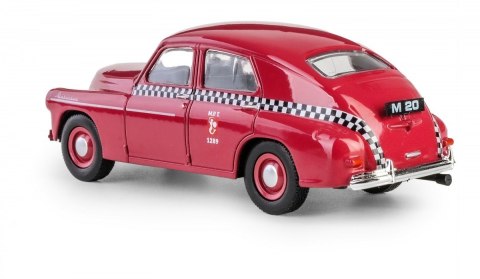 Pojazd prl warszawa m20 taxi wiśniowy