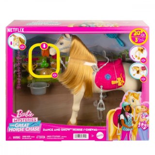 Figurka interaktywna barbie tańczący koń