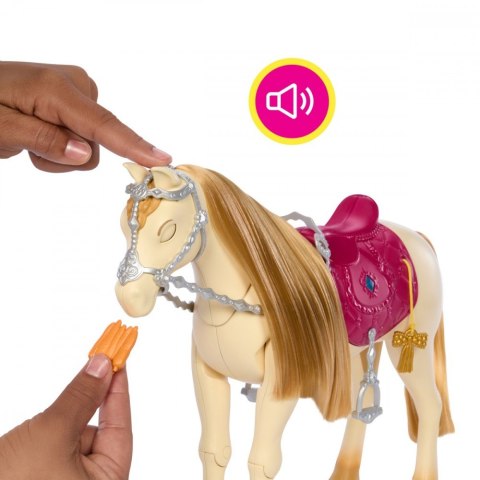 Figurka interaktywna barbie tańczący koń