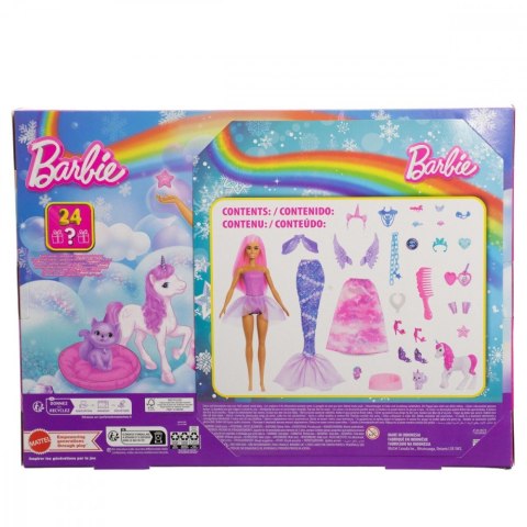 Kalendarz adwentowy barbie 2025