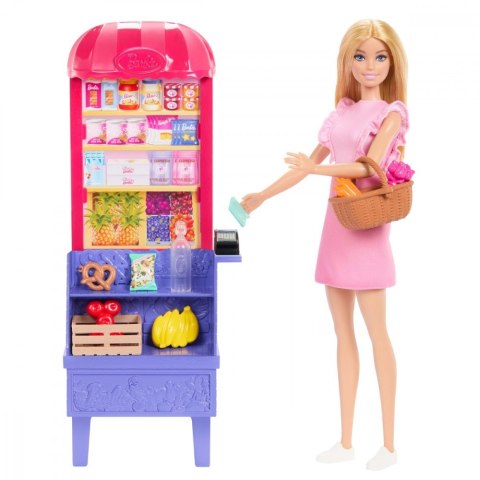 Lalka barbie malibu na zakupach