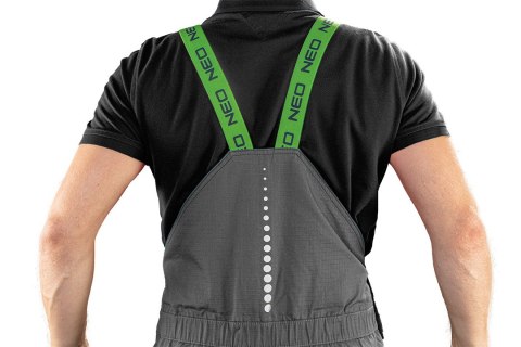 Ogrodniczki robocze PREMIUM, 100% bawełna, ripstop, rozmiar M