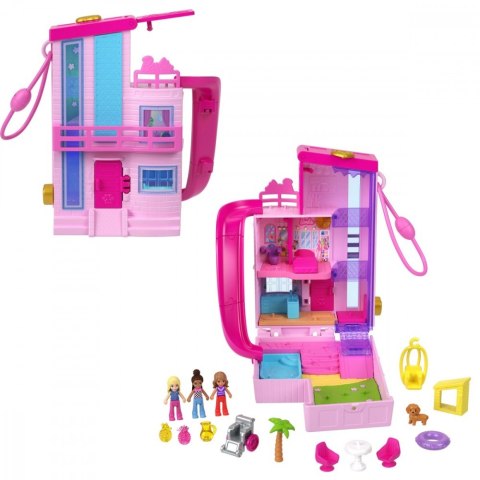 Zestaw polly pocket barbie dreamhouse