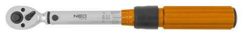 Klucz dynamometryczny dwukierunkowy 1/4", 5 - 25 Nm, zestaw 21 szt.