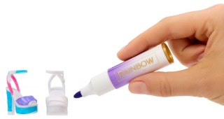 Lalka rainbow high air brush, grey eyes