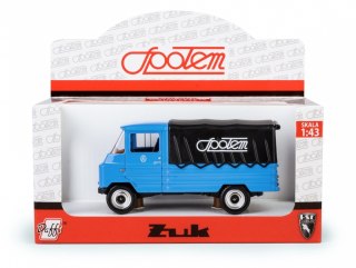 Pojazd prl Żuk społem 1:43 niebieski