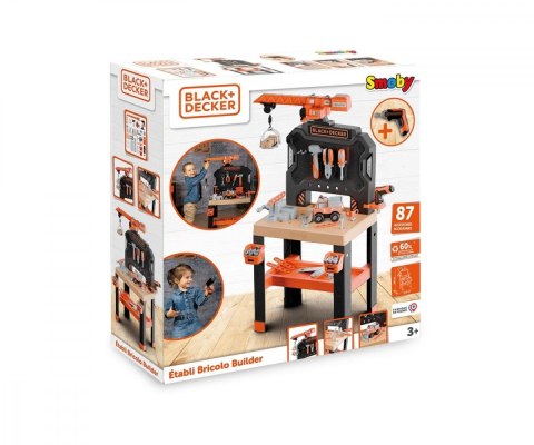 Warsztat z dźwigiem black+decker bricolo builder