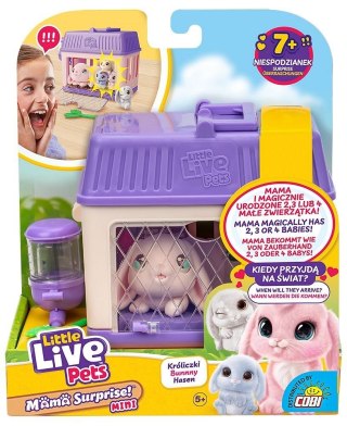 Figurka little live pets - mama surprise mini królik
