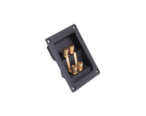 Gniazdo terminal głośnikowe 4xbanan Gniazdo terminal głośnikowe 4xbanan