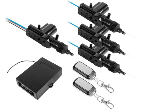 Samochodowy zamek centralny 3+1 piloty Samochodowy zamek centralny 3+1 piloty