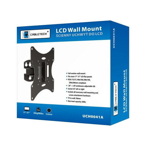 Uchwyt do ściany 23-43" czarny LCD-UCH0041 Uchwyt do ściany 23-43" czarny LCD-UCH0041