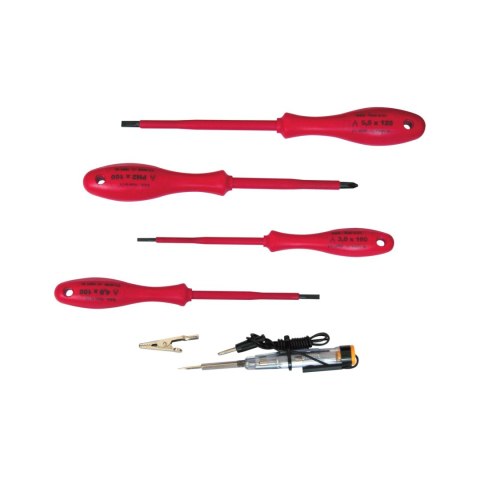 10540 Zestaw wkrętaków elektrotechnicznych 1000V, 5 elementów 10540 Zestaw wkrętaków elektrotechnicznych 1000V, 5 elementów