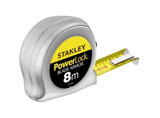 335270 Miara stalowa Powerlock B/A 8m*25mm obudowa chromowa