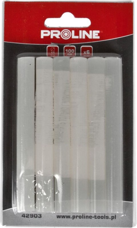 42918 Klej termotopliwy w laskach 8mm; L:50mm; 12 sztuk 42918 Klej termotopliwy w laskach 8mm; L:50mm; 12 sztuk