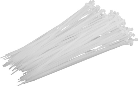 59120B Opaski zaciskowe nylonowe białe, 2.5x200 mm, 100 sztuk, Proline 59120B Opaski zaciskowe nylonowe białe, 2.5x200 mm, 100 sztuk, Proline