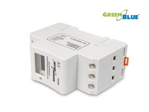 GB104 Włącznik czasowy - timer cyfrowy na szynę DIN GreenBlue