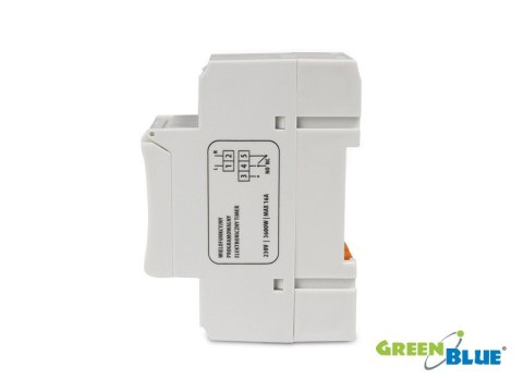 GB104 Włącznik czasowy - timer cyfrowy na szynę DIN GreenBlue