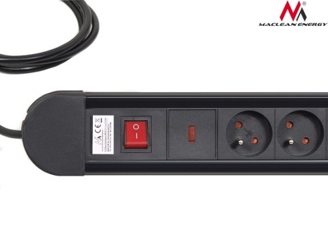 Listwa zasilająca 8 gniazd z 1 wł. MCE11 Listwa zasilająca 8 gniazd z 1 wł. MCE11