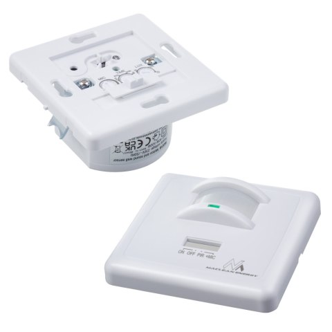 MCE18 Czujnik ruchu i dzwięku ścienny pir mic Maclean Energy