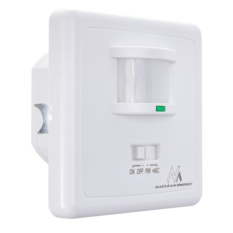 MCE18 Czujnik ruchu i dzwięku ścienny pir mic Maclean Energy