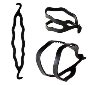 AG264 Spinka do włosów kok czarna