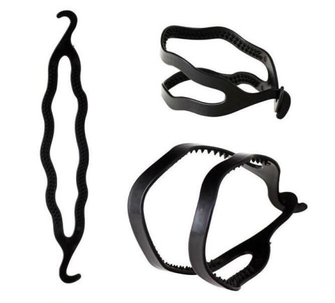 AG264 Spinka do włosów kok czarna