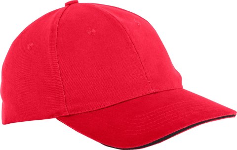 L1813300 Czapki z daszkiem bawełniane, czerwone, 12 sztuk, LahtiPro L1813300 Czapki z daszkiem bawełniane, czerwone, 12 sztuk, LahtiPro