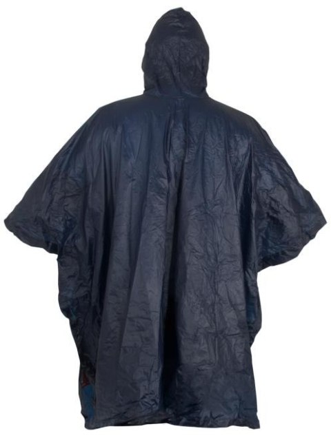 LPPP12U Peleryna przeciwdeszczowa z kapturem typu "ponczo", M-XL, niebieska LPPP12U Peleryna przeciwdeszczowa z kapturem typu "ponczo", M-XL, niebieska