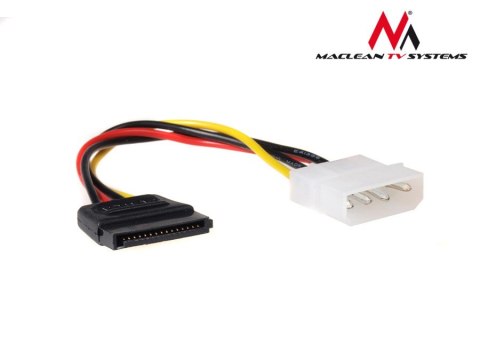 MCTV-633 Kabel adapter zasilania Molex SATA 15 cm Maclean MCTV-633 Kabel adapter zasilania Molex SATA 15 cm Maclean