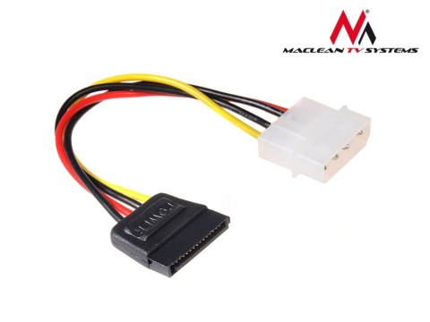 MCTV-633 Kabel adapter zasilania Molex SATA 15 cm Maclean MCTV-633 Kabel adapter zasilania Molex SATA 15 cm Maclean