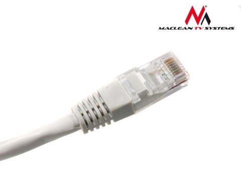 MCTV-652 Przewód, kabel patchcord UTP 5e wtyk-wtyk 3 m szary Maclean MCTV-652 Przewód, kabel patchcord UTP 5e wtyk-wtyk 3 m szary Maclean