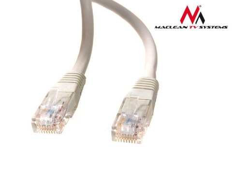 MCTV-660 Przewód, kabel patchcord UTP cat6 wtyk-wtyk 3 m szary Maclean MCTV-660 Przewód, kabel patchcord UTP cat6 wtyk-wtyk 3 m szary Maclean