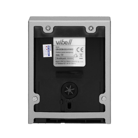 Zestaw domofonowy jednorodzinny, 2-żyłowy, natynkowy, SAGITTA