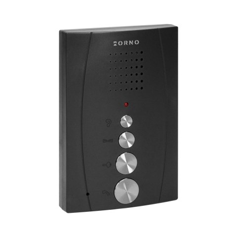 Zestaw domofonowy jednorodzinny, bezsłuchawkowy, czarny ELUVIO