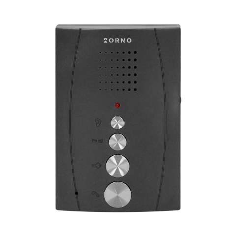 Zestaw domofonowy jednorodzinny, bezsłuchawkowy, czarny ELUVIO