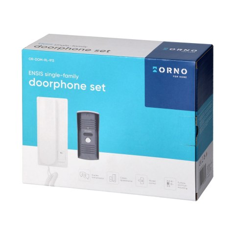 Zestaw domofonowy jednorodzinny, wandaloodporny, ENSIS